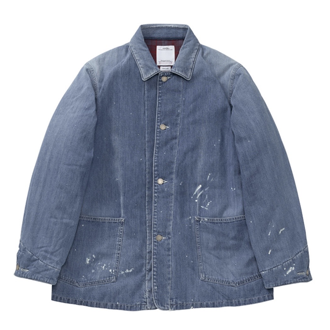 visvim ビズビム SS COVERALL DOWN DMGD INDIGO