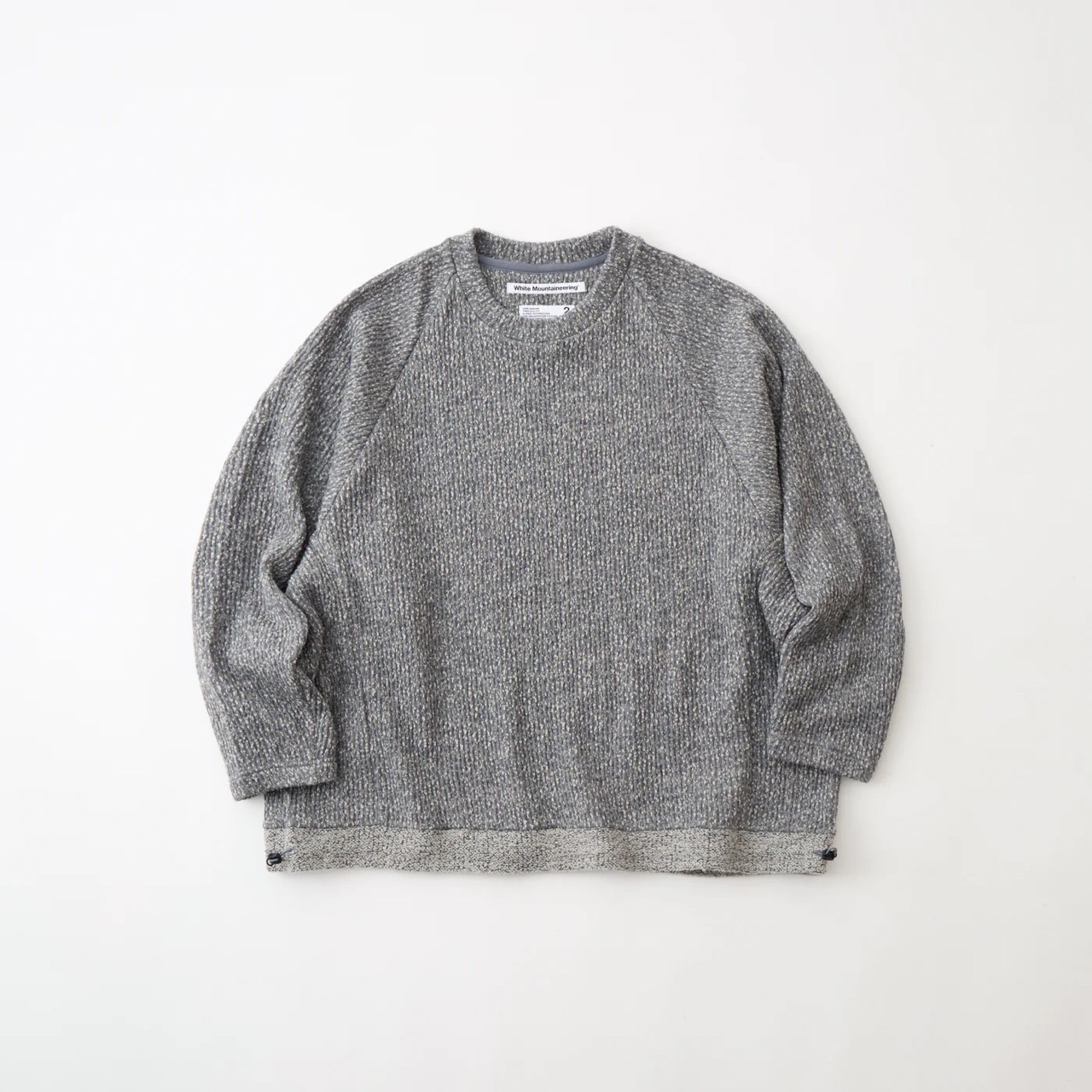 White Mounatineering MELANGE WIDE RAGLAN PULLOVER
