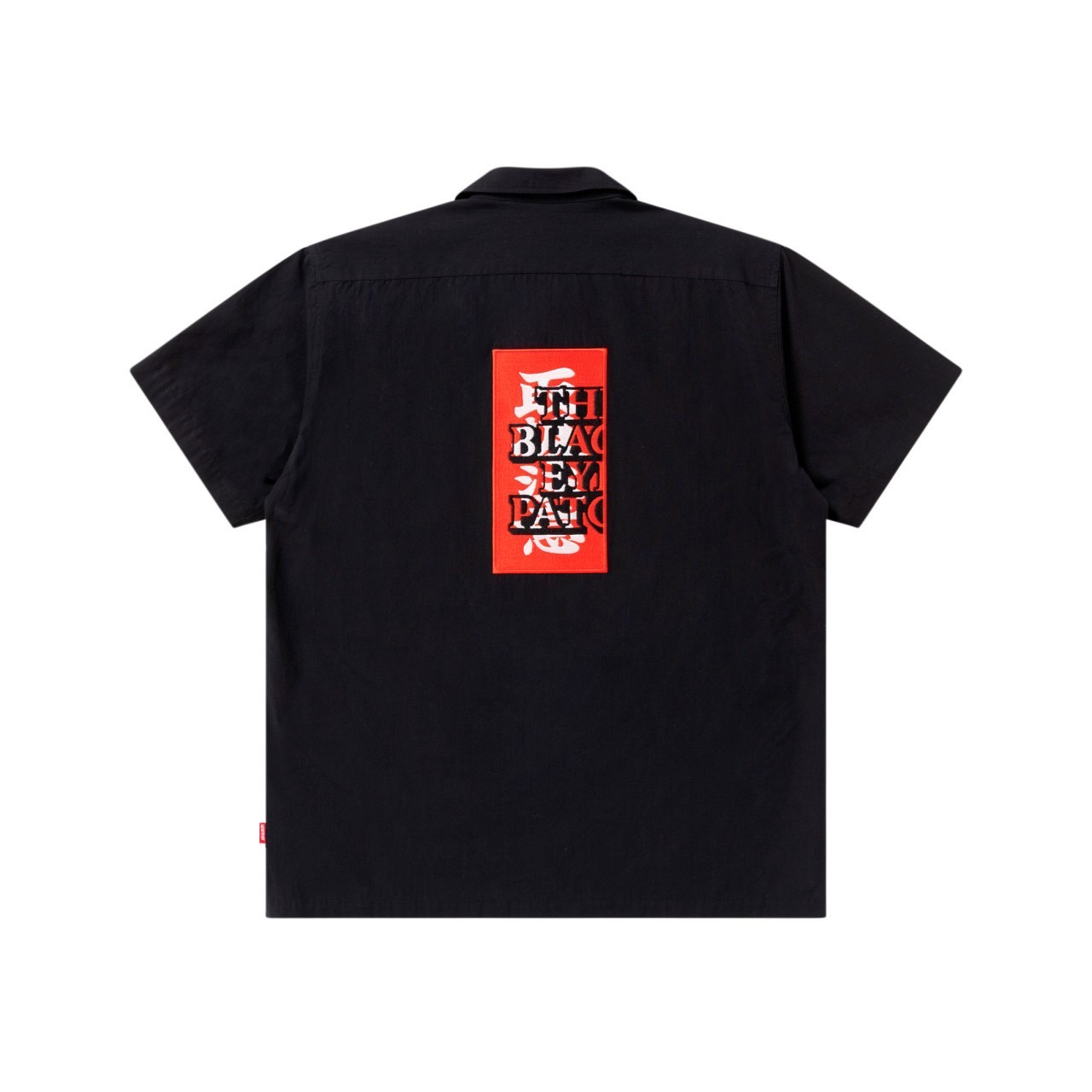 BlackEyePatch HWC LABEL EMBROIDERED OPEN COLLAR S/S SHIRT