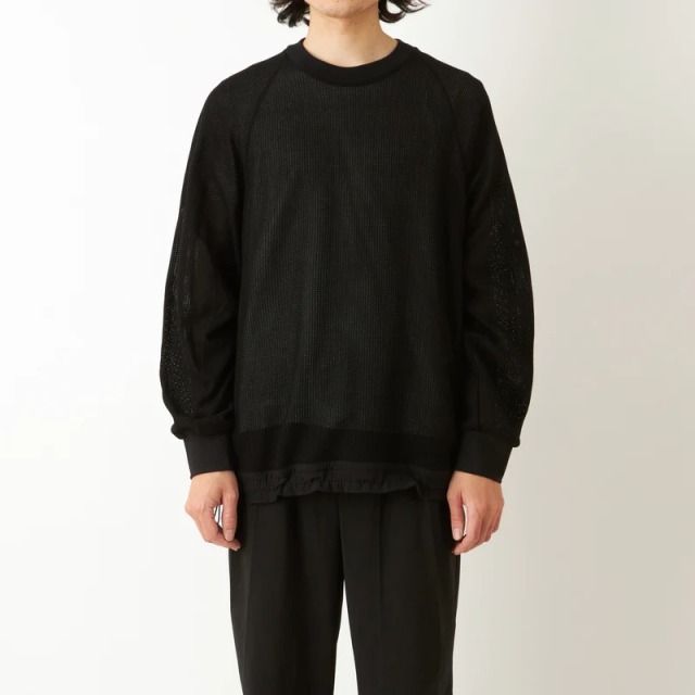 White Mountaineering】RASCHEL RAGLAN OVER SIZED PULLOVER