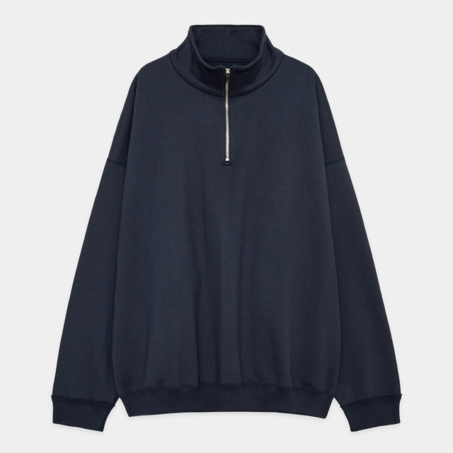 MARKAWARE ORGANIC COTTON HEAVY FLEECE QUATER ZIP PULL OVER