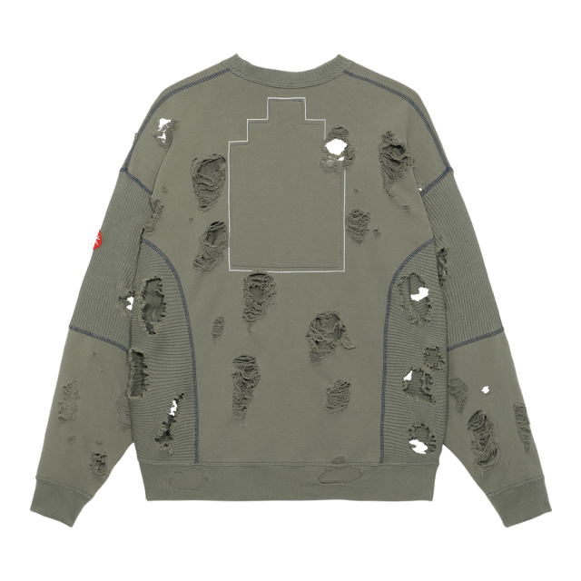 C.E PLAGUE WIDE RIB CUT CREW NECK