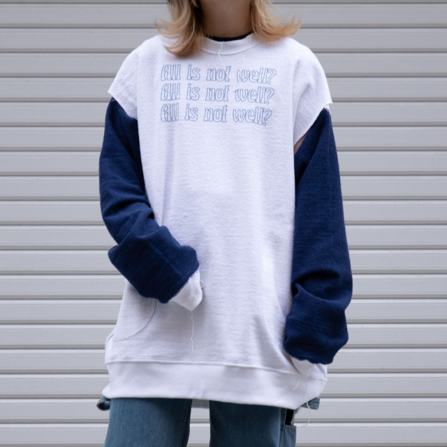 kotohayokozawa Reversible Long Sweat - KT23S-CS01