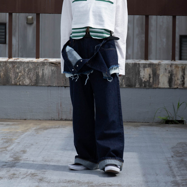 kotohayokozawa Layered Denim Pants - KT23S-PT02