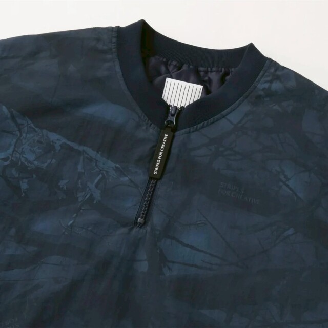 S.F.C (Stripes For Creative) BASEBALL HALF ZIP JACKET