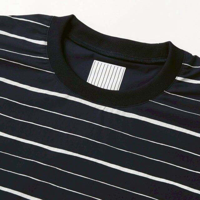 S.F.C (Stripes For Creative) SUPER BIG MIX STRIPE LS NYLON TEE