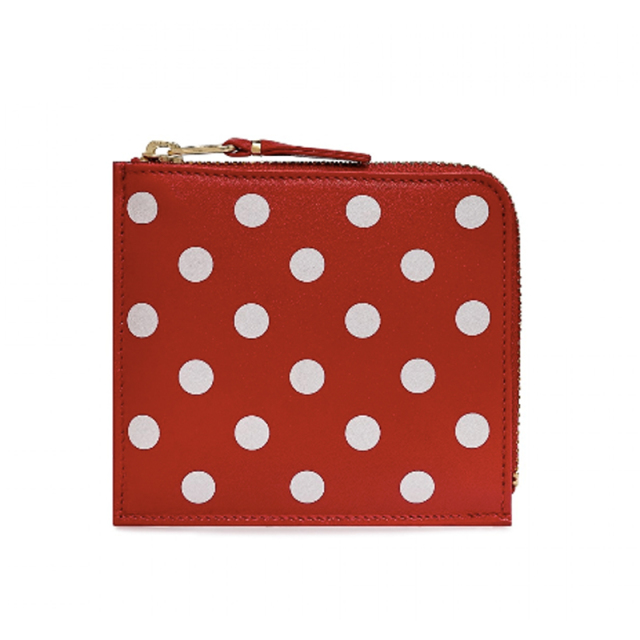 Wallet COMME des GARCONS Polka Dots Printed SA3100PD Red (8Z-E031-051)