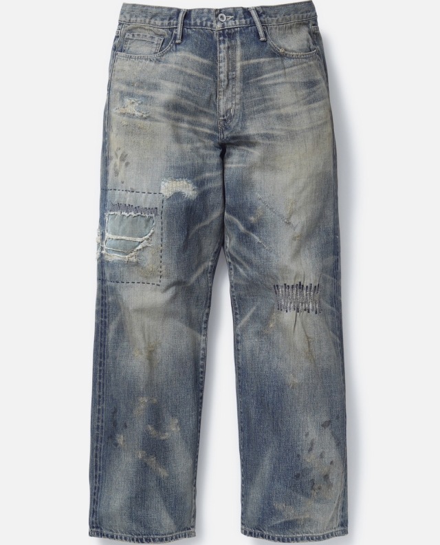 NEIGHBORHOOD ネイバーフッド 2025SS SAVAGE DENIM DP WIDE PANTS