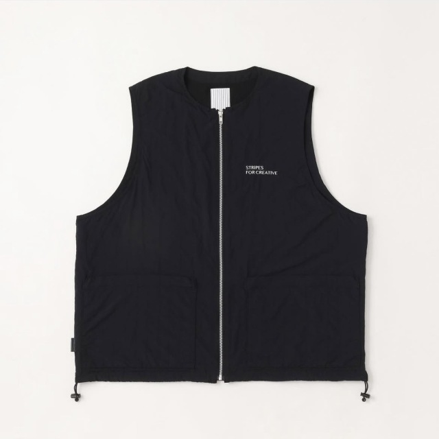 トップス STRIPES FOR CREATIVE STITCHED ZIP VEST S.F.C (Stripes For Creative) STITCHED ZIP VEST