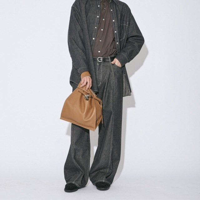 beautiful people large market bag in shrink leather