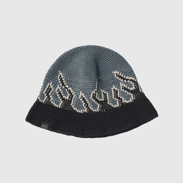 帽子 SEDAN ALL PURPOSE Hand Knit Flame Bucket SEDAN ALL-PURPOSE Hand Knit Flame Bucket