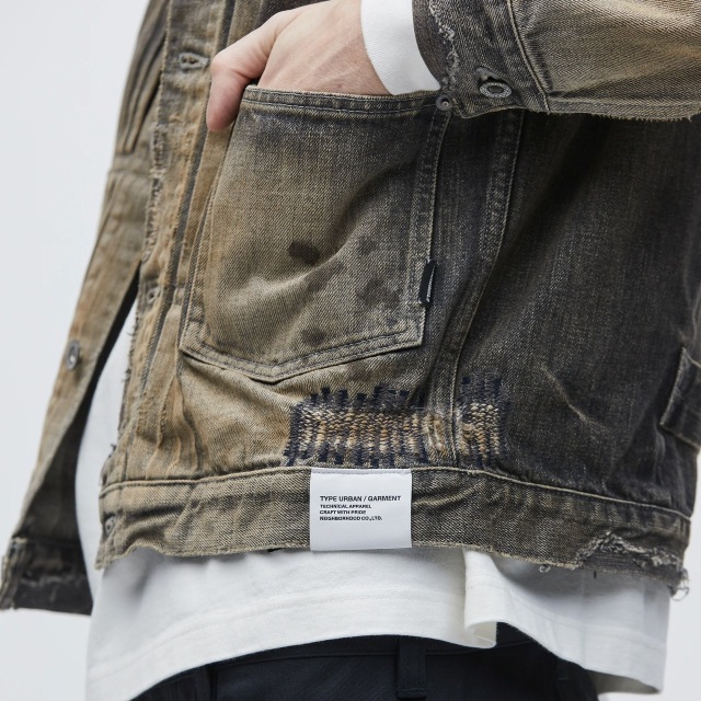 NEIGHBORHOOD ] ネイバーフッド 25SS SAVAGE DENIM TYPE-1 JACKET MOD