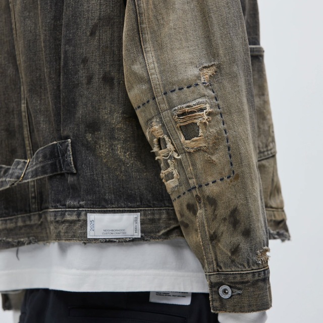 ネイバーフッドデニム　2025SS NEIGHBORHOOD ] ネイバーフッド 25SS SAVAGE DENIM TYPE-1 JACKET MOD