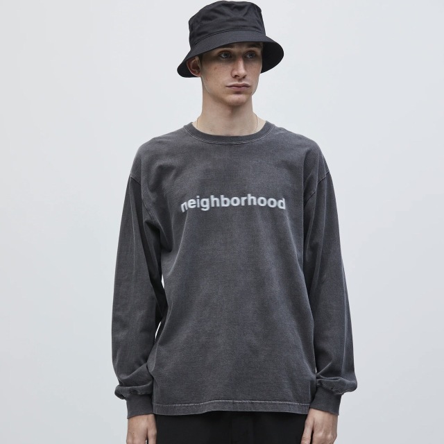 NEIGHBORHOOD 25ss NH. TEE LS-3 グレー L NEIGHBORHOOD ] ネイバーフッド 25SS NH . TEE LS-3