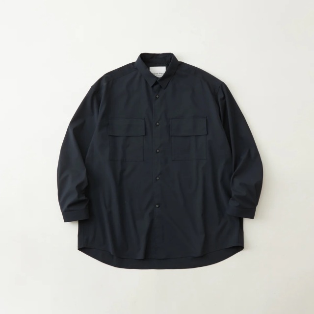 White Mounatineering REGULAR COLLAR SHIRT