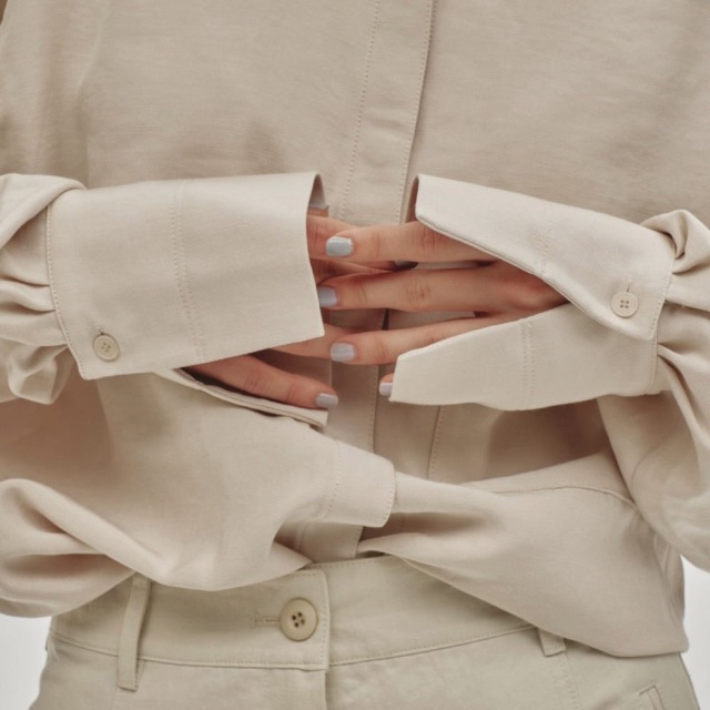 TOFAYFUL Backsatin Pocket Shirts