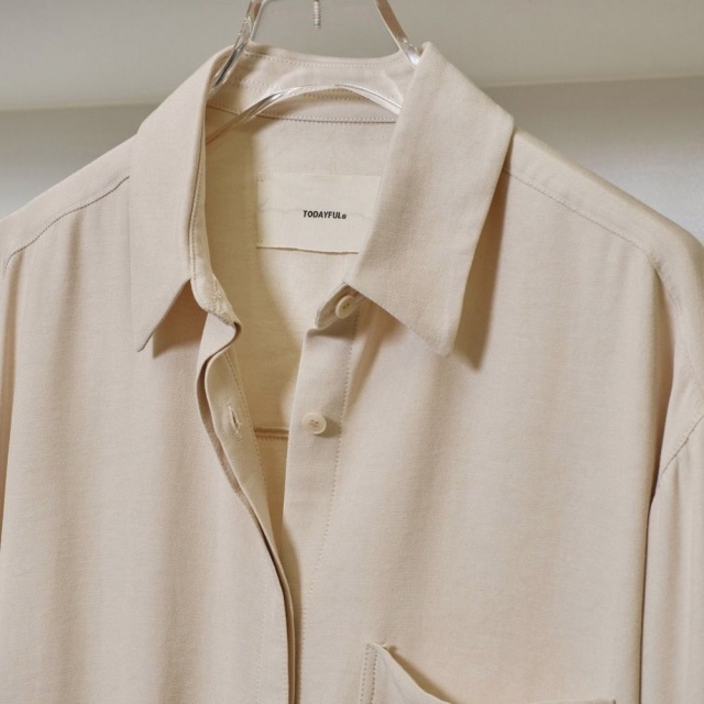 todayful】Backsatin Pocket Shirts