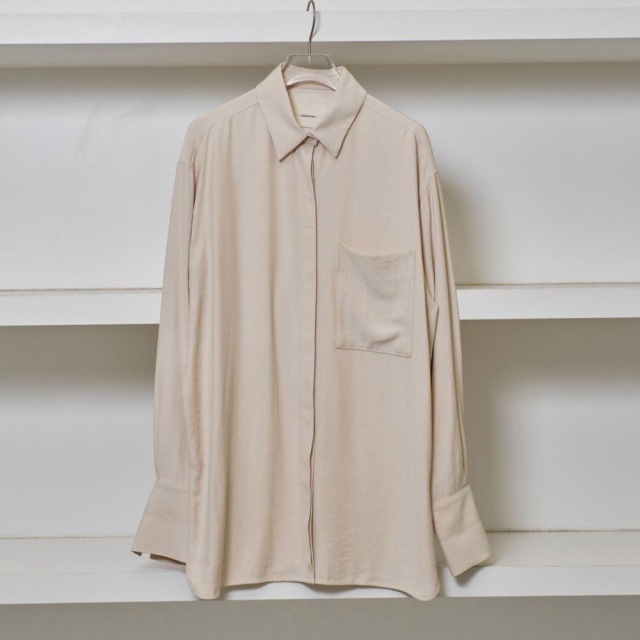 TOFAYFUL Backsatin Pocket Shirts