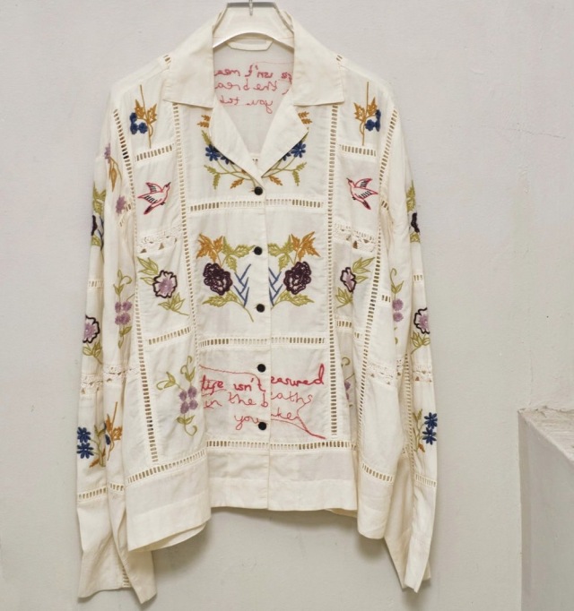 TODAYFUL Embroidery Patchwork Shirts