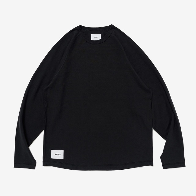 トップス 25SS S WTAPS IAN LS COTTON BLACK X WHITE W)taps - Mサイズ 22SS WTAPS IAN / RAGLAN / COTTONの通販 by