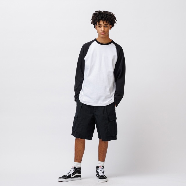 トップス 25SS S WTAPS IAN LS COTTON BLACK X WHITE WTAPS ダブルタップス 2025SS IAN / LS / COTTON