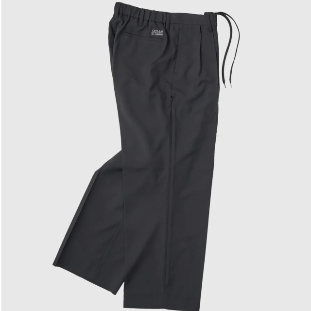 SEDAN ALL-PURPOSE / スラックスパンツ/M/ポリエステル/NVY/SD25S-PT02/VENTILATION SLACKS SEDAN ALL-PURPOSE Ventilation Wide Slacks