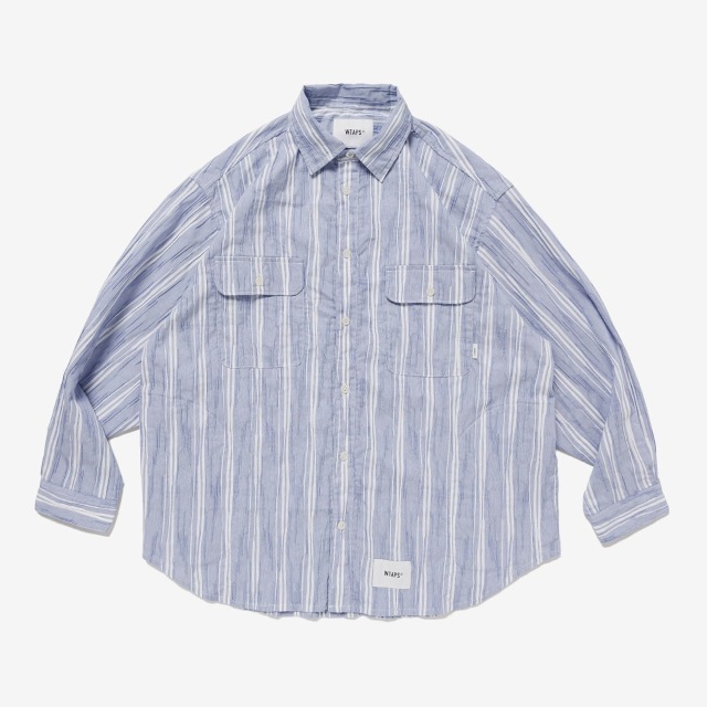 WTAPS ダブルタップス 2025SS WCPO 02 / LS / CTPL. DOBBY. TEXTILE