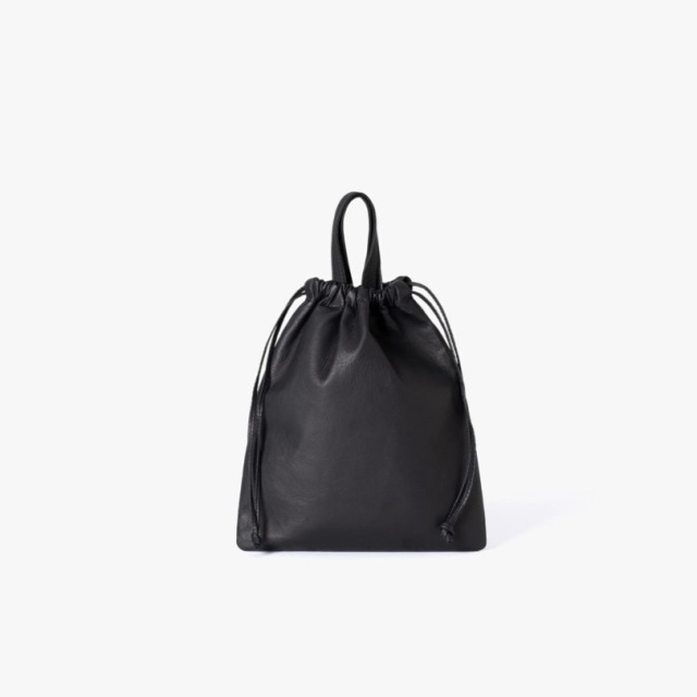 Aeta DA114  Double Faced DRAWSTRING POUCH +handle : M