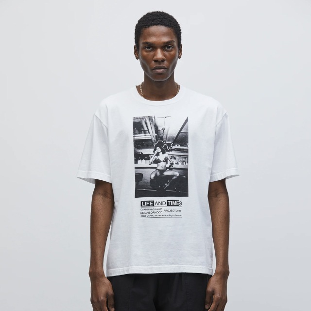 【Neighborhood】25SS NH X OSAMU NAGAHAMA Tシャツ 白 すぐ届く Neighborhood Nh x osamu nagahama tee ss-1 White - GRADUATE