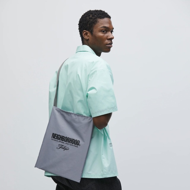 【Neighborhood】25SS LOGO SHOULDER BAG ロゴ バッグ すぐ届く NEIGHBORHOOD 新品 ネイバーフッド 25SS LOGO DRAWSTRING
