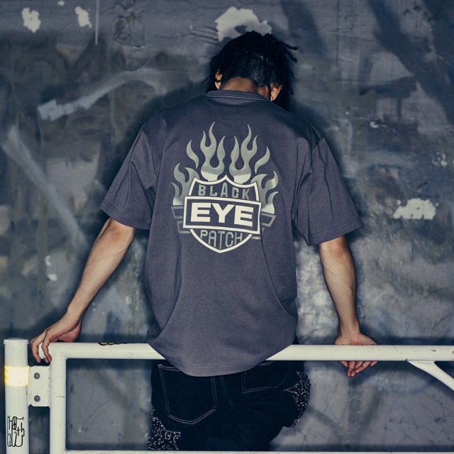 BlackEyePatch FLAME RIDER LOGO TEE