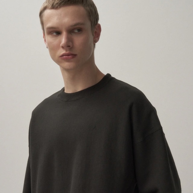 ATON エイトン NATURAL DYED URAKE | OVERSIZED SWEAT SHIRT