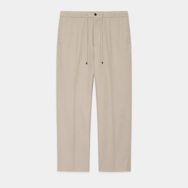 MARKAWARE Organic Cotton 40/2 Gabardine Flat Tapered Easy Trousers