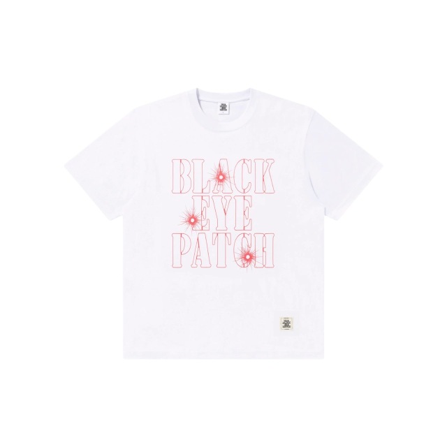 BlackEyePatch GUNSHOT STENCIL LOGO TEE