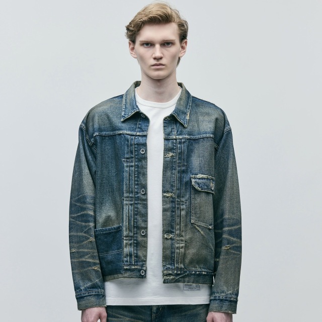 ジャケット・アウター neighborhood savage denim jacket Neighborhood Savage Denim Type-1 Jacket Indigo Men's - SS23 - GB