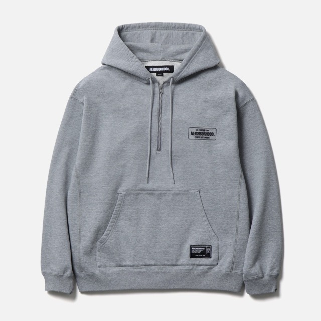 NEIGHBORHOOD ネイバーフッド CLASSIC SWEAT HALF ZIP HOODIE LS
