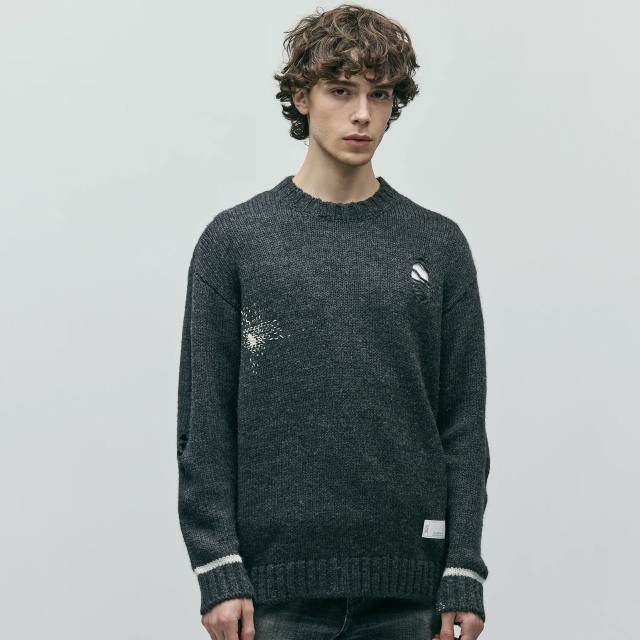 NEIGHBORHOOD ] ネイバーフッド SAVAGE CREWNECK SWEATER