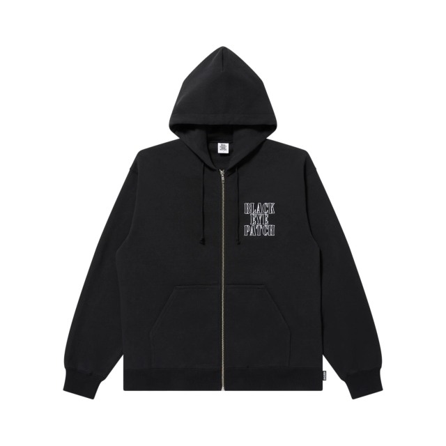 BlackEyePatch STENCIL LOGO EMBROIDERED ZIP HOODIE