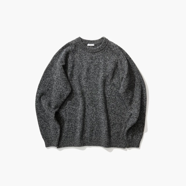 ATON エイトン LAMBS WOOL | CREWNECK SWEATER