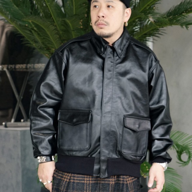 AVIREX7522 A-2 BLACK