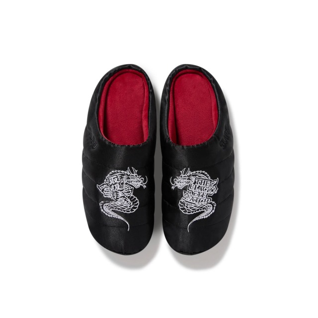 BlackEyePatch SATIN DRAGON SUBU SANDALS