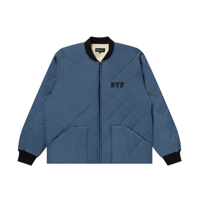 BlackEyePatch 3 LETTER OE QUILTED JACKET
