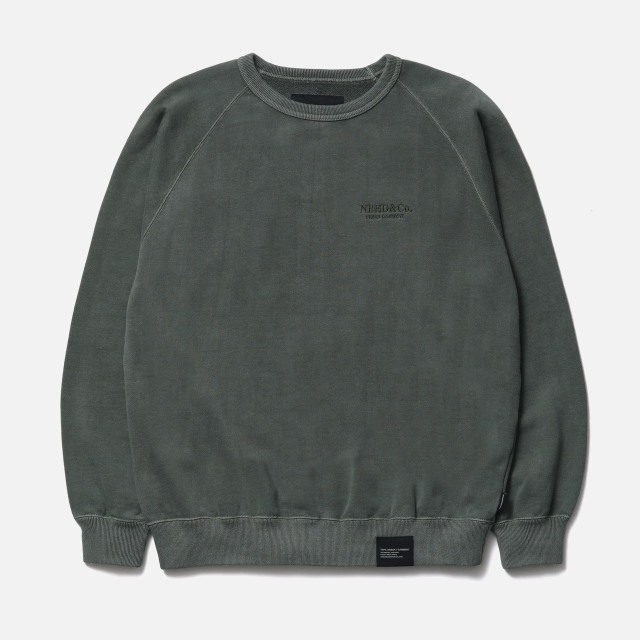 NEIGHBORHOOD ネイバーフッド PIGMENT DYED SWEAT SHIRT LS
