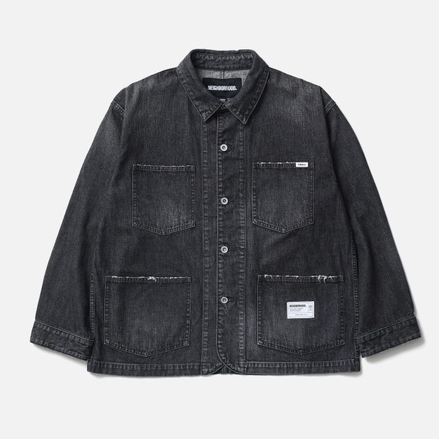 NEIGHBORHOOD ] ネイバーフッド WASHED DENIM COVERALL JACKET
