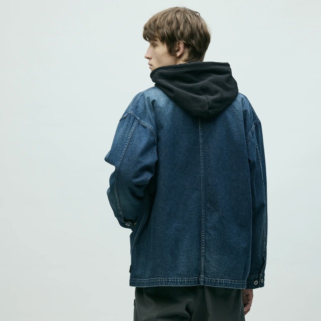 NEIGHBORHOOD ] ネイバーフッド WASHED DENIM COVERALL JACKET