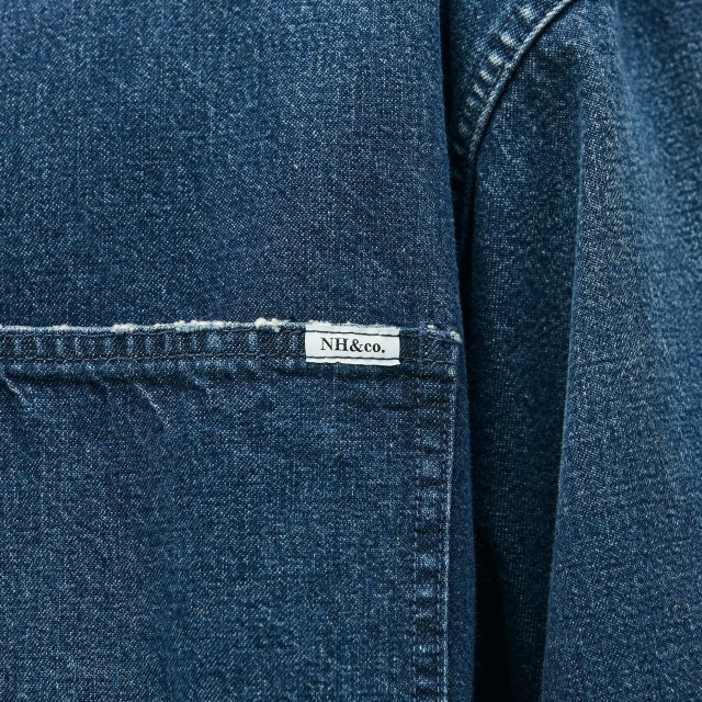 NEIGHBORHOOD ] ネイバーフッド WASHED DENIM COVERALL JACKET