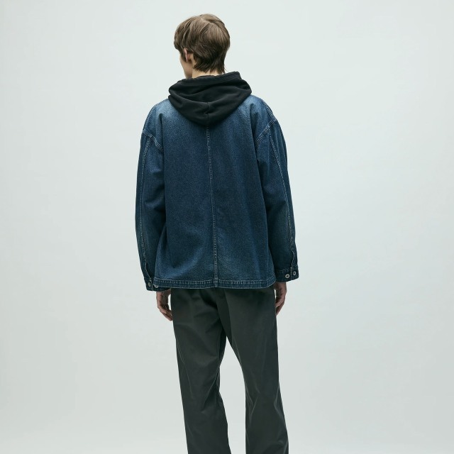 NEIGHBORHOOD ] ネイバーフッド WASHED DENIM COVERALL JACKET