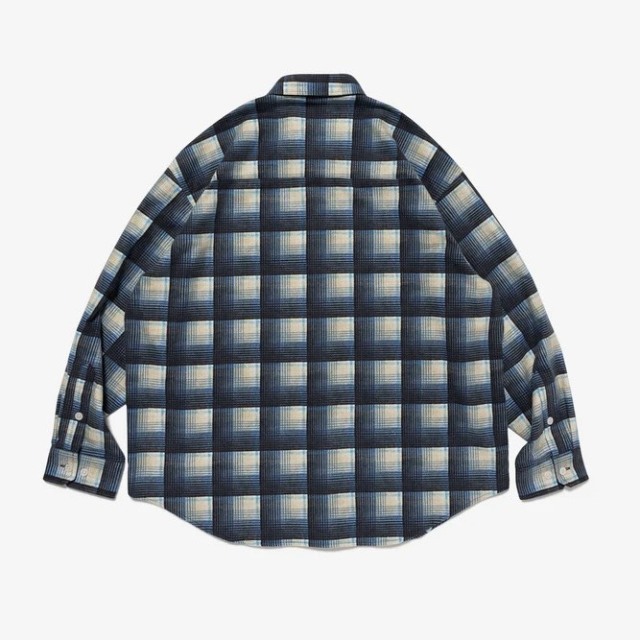 【タップス祭①】WTAPS TXT Cotton. Blue 3 L WTAPS ダブルタップス 2026SS TXT 02 / LS / COTTON. FLANNEL. TEXTILE. OF