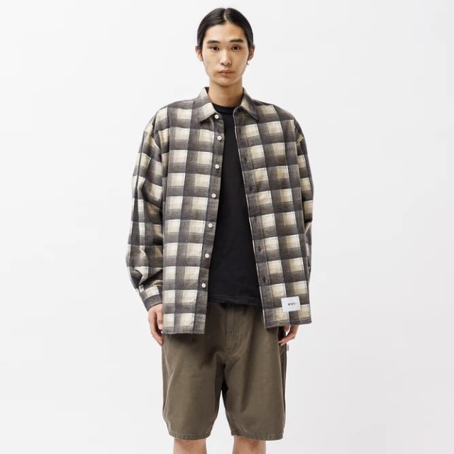 WTAPS ダブルタップス 2026SS TXT 02 / LS / COTTON. FLANNEL. TEXTILE. OF
