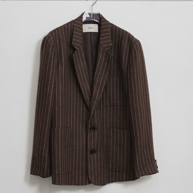 TODAYFUL Boyfriend Stripe Linen Jacket